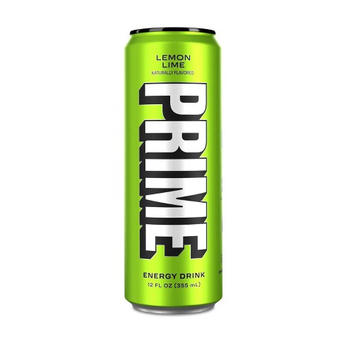 Prime Lemon Lime Energy Drink - 12 Fl Oz Can : Target