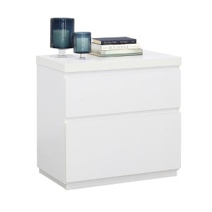 Sauder Northcott 2 Drawer File Cabinet White - 1 of 4