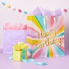 Bright Colors Banded Tissue - Spritz™: Multicolor Gift Packaging for Birthday & Easter, 20 Sheets, 16.5" x 24" - 2 of 3