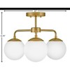Lark Julep 3 - Light Flush Mount in  Lacquered Brass - 2 of 4