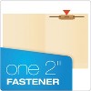 Pendaflex SmartShield End Tab Fastener Folders, 1 Fastener, Letter Size, Manila Exterior, 50/Box - 3 of 4