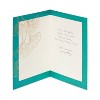 Sympathy Card Yellow Bird on Fan Leaves: Carlton Cards, Condolences, Vertical Fold, Multicolored, 6.75" x 4.625" - 2 of 4