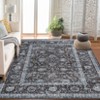 Hallway Runner Rug Washable Non-Slip Vintage Faux Wool Area Rugs for Entryway Indoor Kitchen Laundry Bedroom - 3 of 4