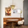 ALOADECOR 4-Light 16" Glam Tierd Antiqued Gold Chandelier With Crystal Accents - 2 of 4