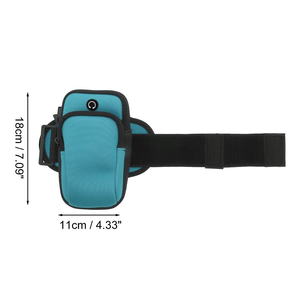 Unique Bargains Portable Phone Holder Arm Bands with Zipper 1 Pc - thumbnail 6