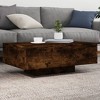 vidaXL Coffee Table White Engineered wood 21.7 in x 21.7 in x 12.2 in - 2 of 4