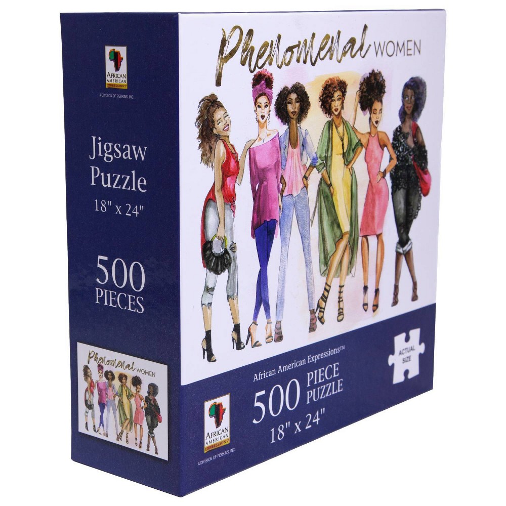 African American Expressions Phenomenal Woman Jigsaw Puzzle - 500pc