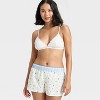 Women's Boxer Pajama Shorts - Wild Fable™ - 3 of 3