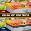 Upgraded Magnetic Wind Guards,Stainless Steel Wind Screens Protect Flame, Hold Heat, Blackstone Griddle Accessories for Camping - 3 of 4