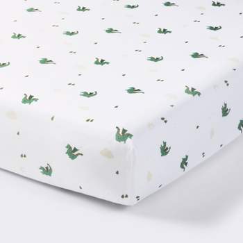 Cotton Fitted Crib Sheet - Dragons - Cloud Island™