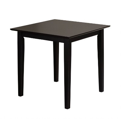 Udine Square Dining Table Wood Black Buylateral