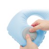 Unique Bargains Inflatable Travel Pillow Press to Inflate for Airplane Train Office - 3 of 4