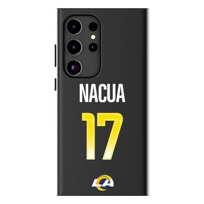 Keyscaper NFL Los Angeles Rams Players Game Tactic MagSafe Compatible Cell Phone Case for Samsung Galaxy