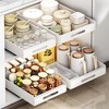 Pull Out Cabinet Organizer,Slide Out Drawer Cabinet Organizer,Carbon Steel Roll Out Shelf Storage, Adhesive Storage Shelves For Kitchen Drawer - 2 of 4