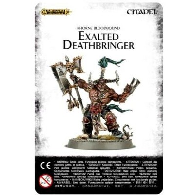 Exalted Deathbringer With Ruinous Axe Warhammer Age Of Sigmar