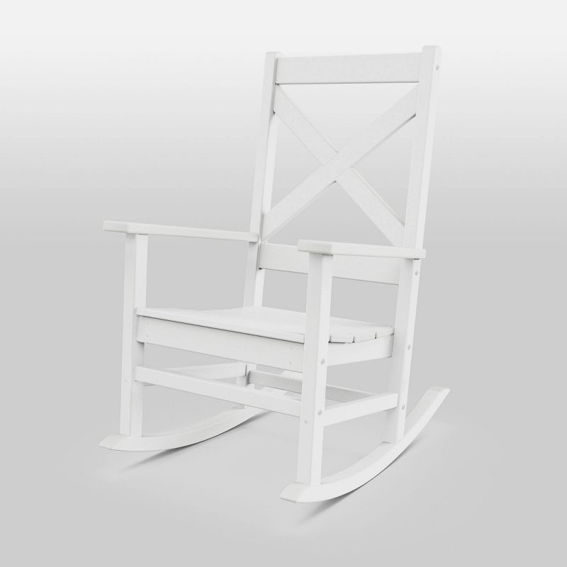 POLYWOOD Shawboro Outdoor Patio Rocking Chair - Threshold™, 1 of 8
