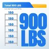 FDW  6-Tier Freely Assemble Wire Shelving Unit Heavy Duty Storage Rack Metal Shelf Garage Storage Shelves - 3 of 4