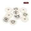Unique Bargains Alloy Invisible Durable High Hardness Buckle Fasteners Press Studs Buttons 5 Pcs - 3 of 4