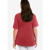 ellos Women's Plus Size V-Neck A-Line Tunic - image 3 of 4