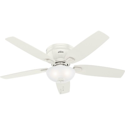 52" LED Kenbridge Low Profile Ceiling Fan (Includes Light Bulb) - Hunter