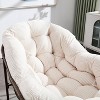 Outdoor Rattan Rocking Chair,Padded Cushion Rocker Recliner Chair Outdoor for Front Porch - 3 of 4