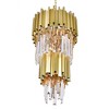 CWI Lighting Deco 4 Light Down Mini Chandelier With Medallion Gold Finish - 3 of 4