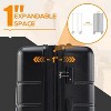 Luupatchy 20 inches Carry On Luggage with Expandable Spinner and TSA Lock Business for Men Women - 4 of 4