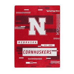 NCAA Nebraska Cornhuskers Digitized 60 x 80 Raschel Throw Blanket - 1 of 4