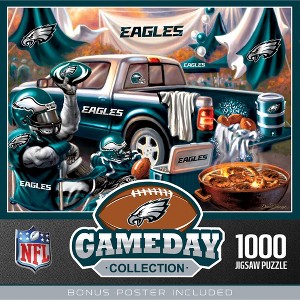 MasterPieces 1000 Piece Jigsaw Puzzle - NFL Philadelphia Eagles Gameday - 1 of 4