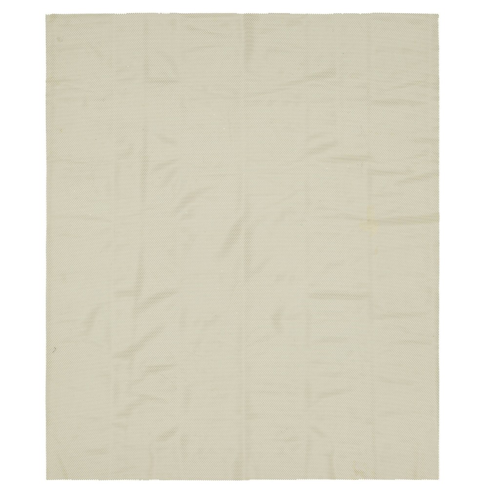 6'x9'6  Comfort Grip Rug Pad Ivory - Mohawk Home Keep the flooring in your home protected and add cushion underneath your favorite area rug with the Ivory Cushion Plus Non-Slip Rug Pad from Mohawk. Made for use on hard surface flooring, this polyester waffle rug pad can easily be trimmed down to size with household scissors, perfectly fitting any size rug in your home. Its sleek 1/16” thickness adds extra cushioning where you need it most, without being too bulky. Rug pads have many benefits, including keeping area and accent rugs in place, protecting against abrasion and wear on all flooring types, reducing pile crushing from furniture, and making vacuuming easier, too! Size: 6'x9'6 . Color: One Color.