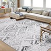 Area Rug Machine Washable Rug Vintage Ultra-Thin Low Pile Rugs Non Slip Non Shedding Rug Foldable Indoor Carpet for Bedroom Living Room - 2 of 4
