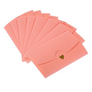 Unique Bargains Blank Paper Mini Vintage DIY Greeting Card Envelope 12 Pcs - 1 of 4