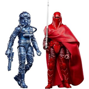 Star Wars The Black Series Carbonized 2-Pack – Emperor’s Royal Guard & TIE Fighter Pilot, ROTJ 40th, Metallic Finish, - 1 of 4