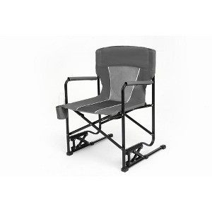 XINGHANZHENXUAN Patio Accent Chairs, Folding Chair with Drink Holder, High Backrest, Armrests for Patio, Beach, Hiking - 1 of 4