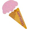Juvale 65-Pack Ice Cream Birthday Paper Cutout, Classroom Birthday Decoration (Assorted Sizes) - 2 of 4