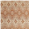 Orange and Tan Geometric Hand Woven Area Rug - 4 of 4