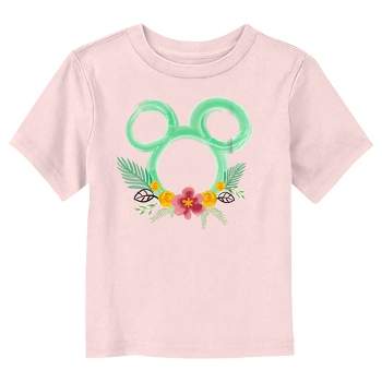 Toddler's Mickey & Friends Watercolor Flower Crown T-Shirt