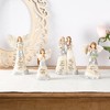 Pavilion Gift Company - Best Friends - 6" Double Figurine Holding Flowers - Decorative Objects - 4 of 4