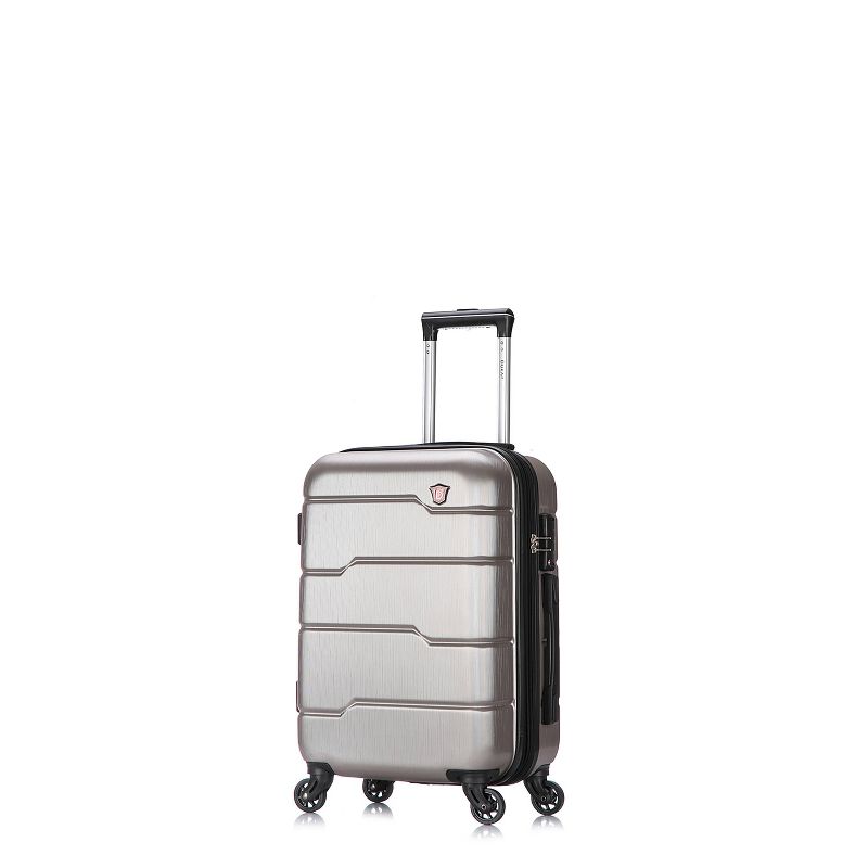 DUKAP Rodez Lightweight Hardside Large Checked Spinner Suitcase, 1 of 13