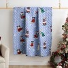 Greenland Home Fashions Winter Whiskers Throw Blanket – Cozy Soft Plush, 50x60 Inches - 2 of 4