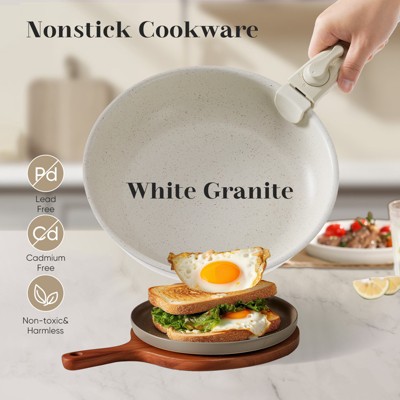 Musment 12 POTS and pans set, non-stick kitchen cookware set