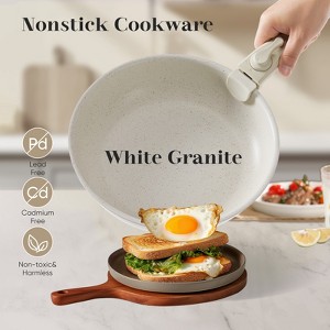 Musment 12 POTS and pans set, non-stick kitchen cookware set - 1 of 4