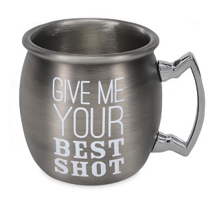Pavilion Gift Company - Best Shot - 2 oz Stainless Steel Moscow Mule Shot - Drinkware - 1 of 4