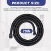 WOWOW 63 in. Stainless Steel Replacement Shower Hose in Chrome - 2 of 4