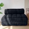 MAXYOYO Corduroy Folding Sofa Bed, Convertible Sleeper Chair with Pillow Foldable Mattress with Back Support - 2 of 4