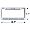 UNC Asheville School Logo Full Size Standard License Plate Metal Frame - 4 of 4