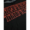 Stranger Things Starry Logo Adult Black Long Sleeve Hooded Sweatshirt - 2 of 4