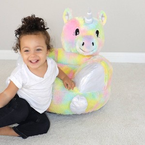 Rainbow Unicorn Plush Character Kids' Chair - Trend Lab - 1 of 4