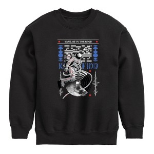 Boys' - MTV - Take Me To The Moon Person Graphic Long Sleeve Fleece Sweatshirt - 1 of 4