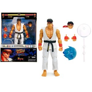 Ryu 6" Moveable Figure w/Accessories and Alternate Head and Hands "Ultra Street Fighter II" (2017) Video Game model by Jada - 1 of 4